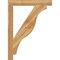 Ekena Millwork Funston Block Rough Sawn Bracket, Western Red Cedar, 4"W x 34"D x 46"H BKT04X34X46FST05RWR - alternate 3